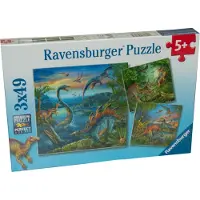 Ravensburger Palapeli Dinosaurukset 3x49