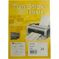 Topstick 8705 -tulostustarrat, 24-osainen, 70 x 36 mm
