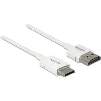 DeLOCK – Cable High Speed HDMI with Ethernet - HDMI-A male > HDMI Mini-C male 3D 4K 0.5 m Slim (85141)