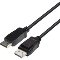 Deltaco LSZH DisplayPort Kaapeli 8K Musta (2 metriä)