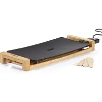 Princess Table Chef Pure Black -pöytägrilli, musta, 2200 W, 50 x 25 cm