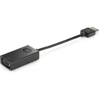 HP HDMI to VGA Adapter - Videosovitin, Musta