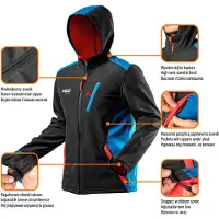 GRUPA TOPEX HD+ softshell-takki, koko XL