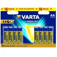 Varta AA/LR06 Longlife -paristo, 16kpl
