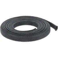 DeLOCK – Braided Sleeving stretchable 10 m x 12 mm black (18902)