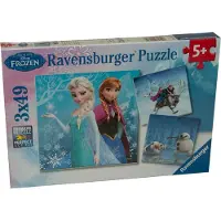 Disney Frozen Ravensburger Palapeli, Talviseikkailu 3x49