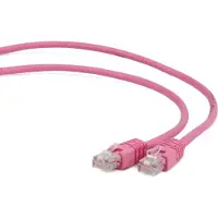 Gembird PP12-2M/RO, 2 m, Cat5e, U/UTP (UTP), RJ-45, RJ-45, Vaaleanpunainen
