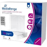 MediaRange BOX31-T, Korurasia, 1 levyt, Läpinäkyvä, Muovi, 120 mm, RoHS