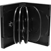 MediaRange BOX35-10, DVD-kotelo, 10 levyt, Musta, Muovi, 120 mm, RoHS