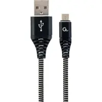 Cablexpert MicroUSB - USB kaapeli, 1 m, musta