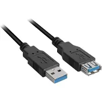 Sharkoon - USB extension cable - USB Type A to USB Type A - 2 m