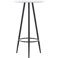 vidaXL Baaripöytä valkoinen 60x107,5 cm MDF