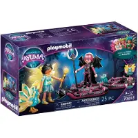 Playmobil Ayuman seikkailut Kristalli-keiju ja Lepakko-keiju sieluel inten kanssa