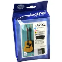 Brother LC421XLVALDR, 500 sivua, 1 kpl, Monipakkaus