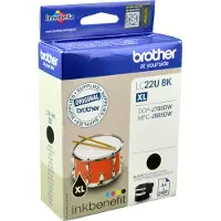 Brother LC22UBK XL-mustekasetti, musta