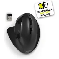 Port Designs – MOUSE ERGO RECHARGEABLE BLTH R HANDED (900706-BT)