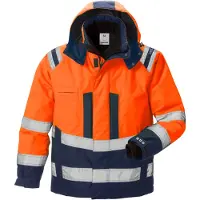 Fristads High vis Airtech talvitakki lk 3 4035 GTT Huomiokeltainen/Laivastonsininen 2XL