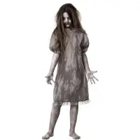 Atosa Dead Girl Possessed Childish Custom Harmaa 5-6 Years