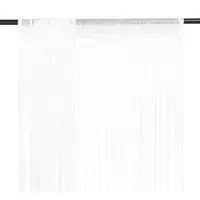 vidaXL Naruverhot, 2 kpl, 100 x 250 cm, Valkoinen