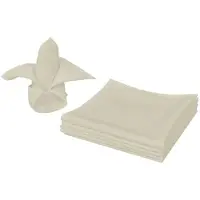 vidaXL Lautasliinat 25 kpl Kerma 50x50 cm