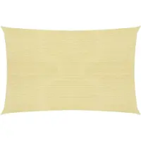 vidaXL Aurinkopurje 160 g/m² beige 2,5x3 m HDPE