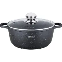 KINGHOFF POT WITH selected. MARBLE. 4.5L 24cm KINGHOFF KH-1595