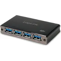 Logilink UA0282, USB 3.2 Gen 1 (3.1 Gen 1) Micro-B, USB 3.2 Gen 1 (3.1 Gen 1) Type-A, 5000 Mbit/s, Musta, Alumiini, Kiina