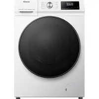 Hisense WDQA8014EVJM pesukone kuivausrumpu vapaasti seisova etukuormaaja Valkoinen D