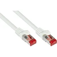 Alcasa electronik Good Connections patch cable - 25 cm - white - Valkoinen - 0.25m