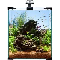 Imazo - Akvaario Nano LED 30 - 30 x 30 x 35 cm - Akvaariotarvikkeet - Akvaariot ja akvaariokalusteet - Akvaariot