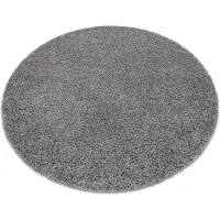 Rugsx Matto soffi pyörä shaggy 5cm harmaa