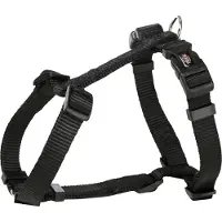 Trixie Premium H-harness XS-S: 30-44 cm/10 mm Musta