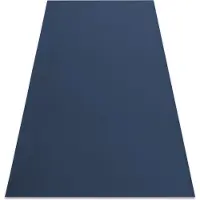 Rugsx Alfombra con refuerzo de goma RUMBA 1390 un solo color azul oscuro 200x250 cm