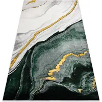 Rugsx Matto emerald yksinomainen 1017 glamouria, tyylikäs marmori pullon vihreä / k