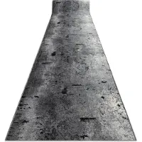 Rugsx Runner liukastumisenesto marl betoni, kumi harmaa 100 cm