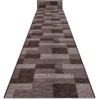 Rugsx Kumipäällysteinen päällyste icona ruskea 100cm