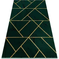 Rugsx Matto emerald yksinomainen 1012 glamouria, tyylikäs geometrinen, marmori pullo