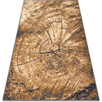 Rugsx Matto bcf morad pień runko, puu - harmaa / beige / vanha kulta