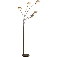 Möbelando Lattiavalaisin 200 cm 5 x E14 hopea