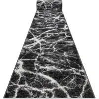 Rugsx Matto bcf morad marmur marmori antrasiitti / musta 80 cm