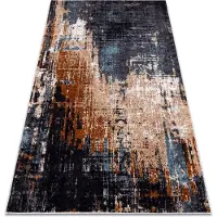 Rugsx Miro 51454.802 matto abstraktio liukumaton - laivastonsininen / beige