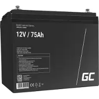 Green Cell – AGM25, 12 V, 75 ah, 1 kpl, 5 vuosi/vuosia, Musta, Sealed Lead Acid (VRLA)
