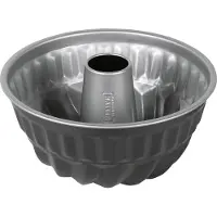 Kaiser 2300659657, Vanukasmuotti, Pyöreä, Terästä, 2,45 L, Musta, Saksa