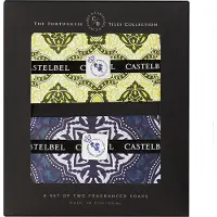 Castelbel Tile Cilantro & Lime + Rhubarb & Cassis palasaippua lahjasetti 2x200 g