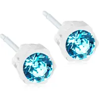 Blomdahl Medical Plastic 4mm Aquamarine