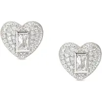Nomination Domina pave silver sydän korvakorut 240407/031