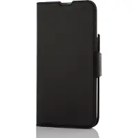 Wave Book Case MagSafe -suojakotelo, Apple iPhone 15, musta