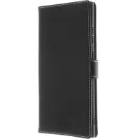 Insmat Flip Case, Galaxy S23 Ultra -lompakkokotelo, Musta