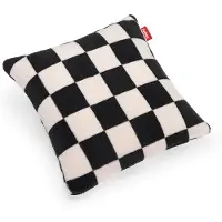 Fatboy Square Pillow Teddy -tyyny Chess black ecru 50 x 50 cm
