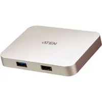 Aten USB-C 4K Ultra Mini -telakka ja Power Pass-through USB 3.0 (3.1 Gen 1) -porttien määrä 1, USB 2.0 -porttien määrä 1, HDMI-porttien määrä 1, USB 3